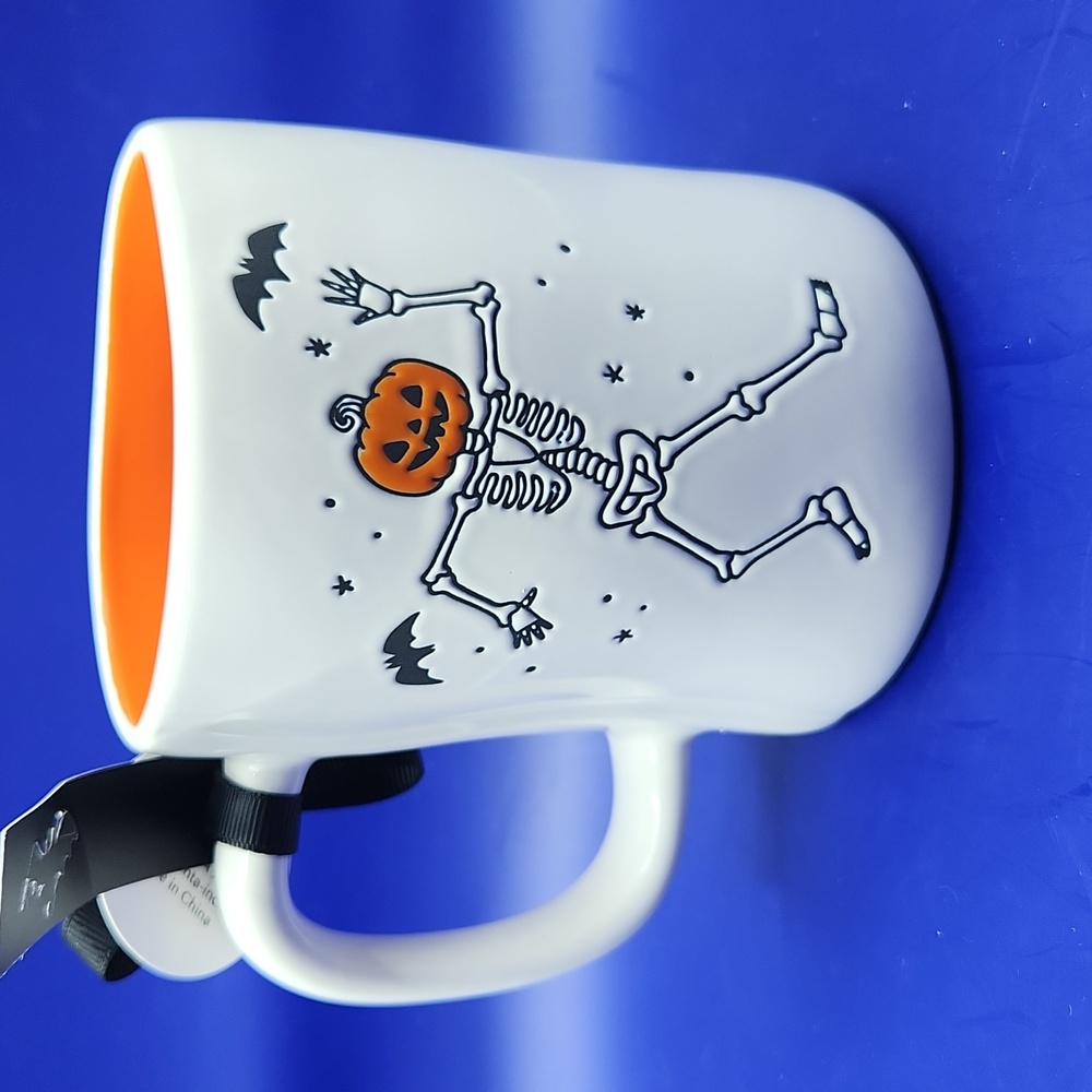Rae Dunn LET BOO-GIE Skeleton Mug - Picture 2 of 4